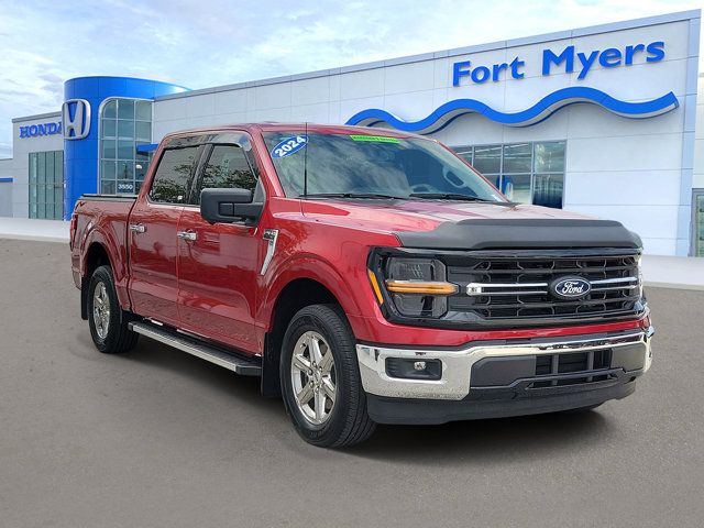 Rapid Red Metallic Tinted Clearcoat 2024 Ford F-150 Pickup Truck 4X2 Automatic