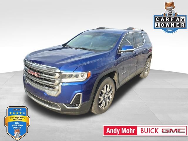 Ultra Blue Metallic 2023 GMC Acadia SLT FWD SUV / Crossover Front-Wheel Drive 9-Speed Automatic