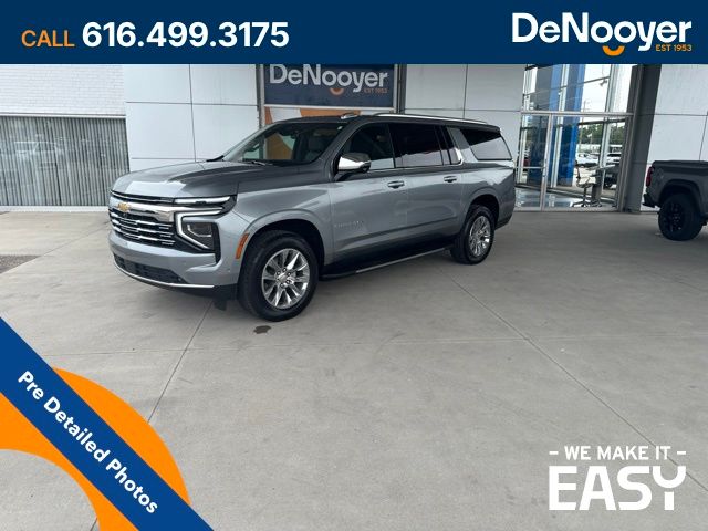 Sterling Gray Metallic 2025 Chevrolet Suburban SUV / Crossover Four-Wheel Drive 