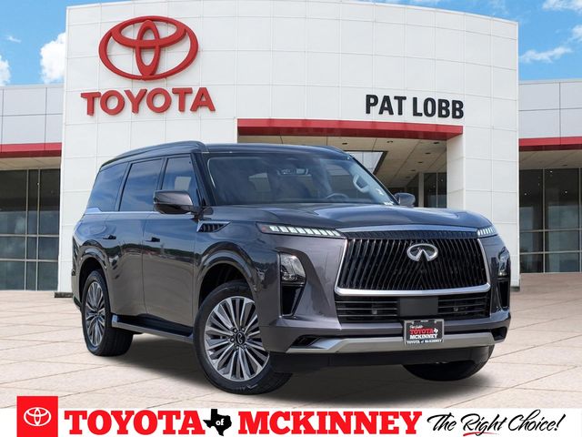 Anthracite Gray 2025 INFINITI QX80 Luxe 4WD SUV / Crossover All-Wheel Drive 9-Speed Automatic