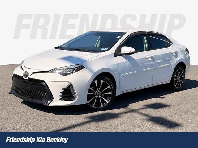 Super White 2018 Toyota Corolla SE Sedan Front-Wheel Drive Continuously Variable Transmission