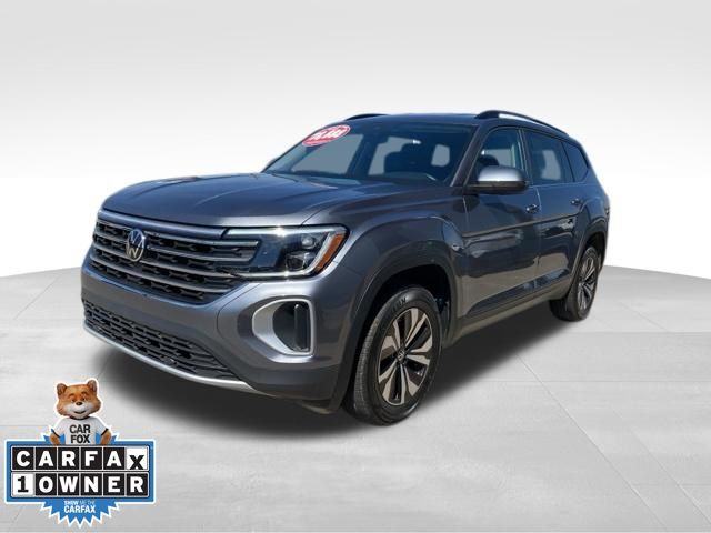 Silver Mist Metallic 2024 Volkswagen Atlas SE 4Motion AWD SUV / Crossover All-Wheel Drive 8-Speed Automatic