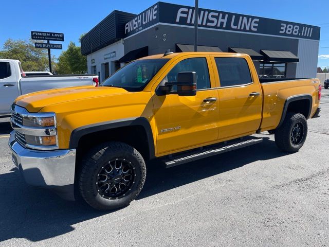 Yellow 2018 Chevrolet Silverado 2500HD Pickup Truck Four-Wheel Drive 6-Speed Automatic Overdrive