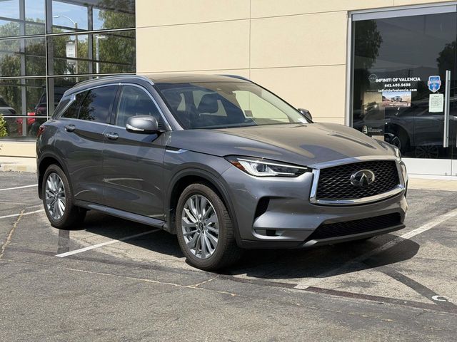 Gray (Graphite Shadow) 2025 INFINITI QX50 Luxe AWD SUV / Crossover All-Wheel Drive Continuously Variable Transmission