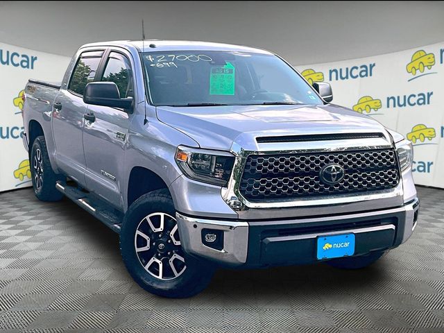 Silver Sky Metallic 2018 Toyota Tundra Pickup Truck Four-Wheel Drive 6-Speed Automatic Overdrive