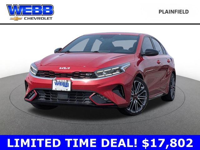 Currant Red 2022 Kia Forte GT FWD Sedan Front-Wheel Drive 7-Speed Automatic