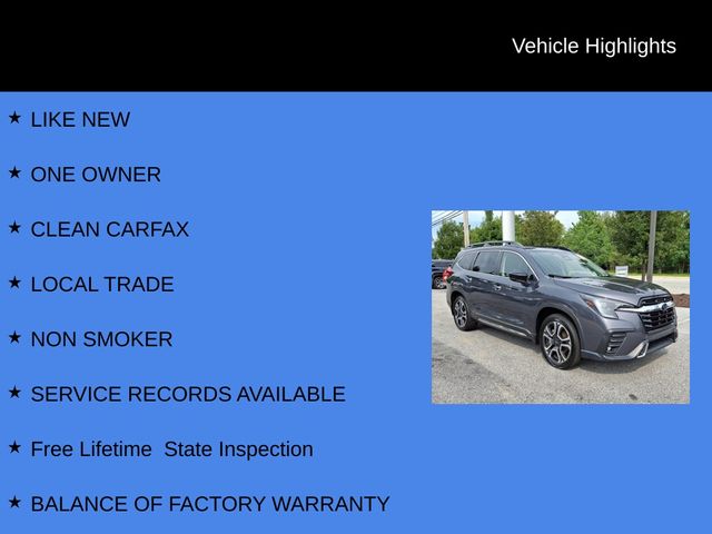 2024 Subaru Ascent Touring Gray at Rafferty Subaru