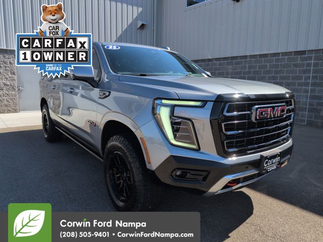 Sterling Metallic 2025 GMC Yukon XL AT4 4WD SUV / Crossover Four-Wheel Drive