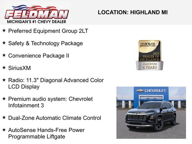 New 2025 Chevrolet Equinox For Sale in New Hudson, MI