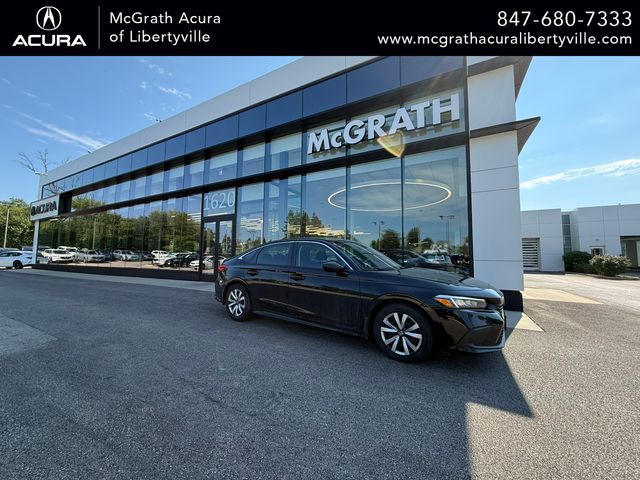 Crystal Black Pearl 2022 Honda Civic Sedan Front-Wheel Drive Continuously Variable Transmission