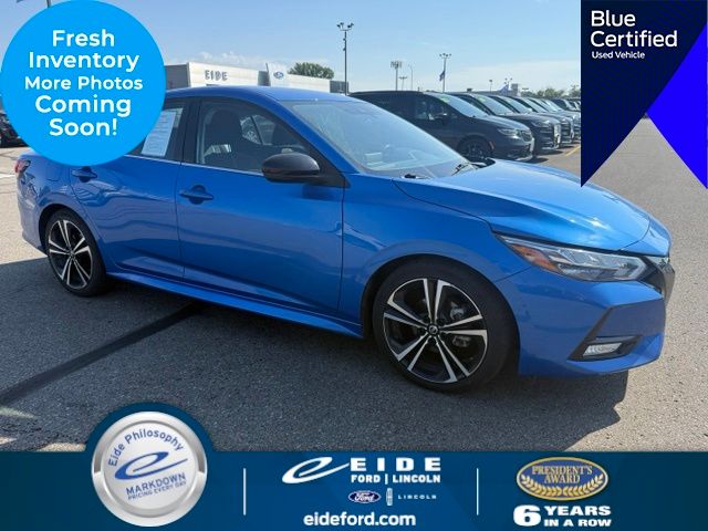 Electric Blue Metallic 2022 Nissan Sentra Sedan Front-Wheel Drive Continuously Variable Transmission