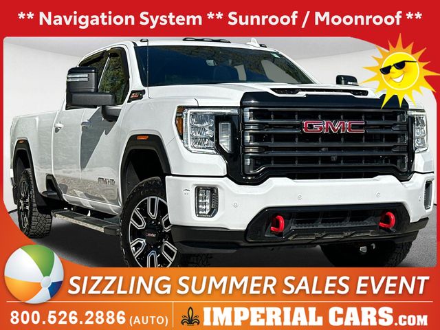 Summit White 2023 GMC Sierra 2500HD Pickup Truck Four-Wheel Drive Automatic