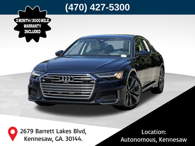 Firmament Blue Metallic 2019 Audi A6 55 TFSI quattro Prestige Sedan AWD Sedan All-Wheel Drive 7-Speed Automatic