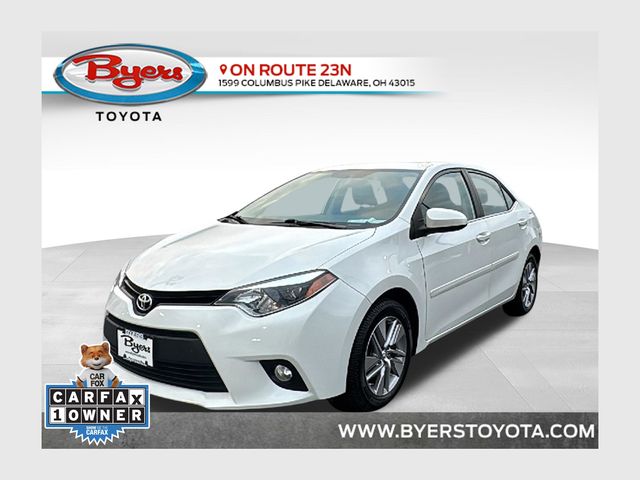 White 2014 Toyota Corolla LE Eco Premium Sedan Front-Wheel Drive Continuously Variable Transmission