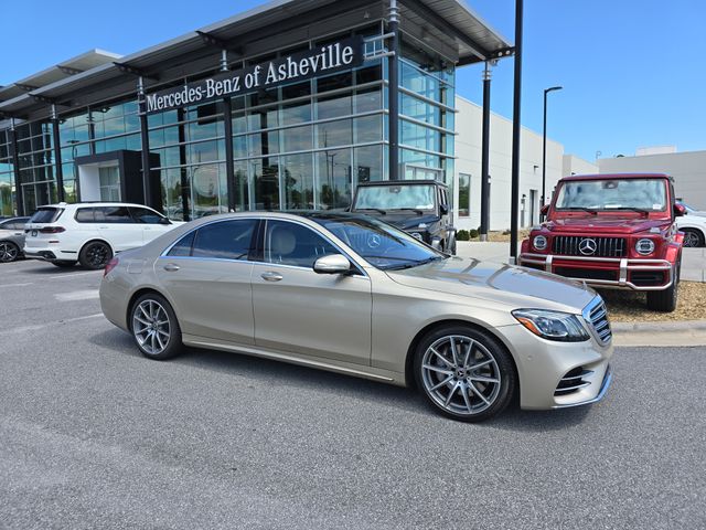 Dune Silver Metallic 2020 Mercedes-Benz S-Class Sedan Rear-Wheel Drive 9-Speed Automatic