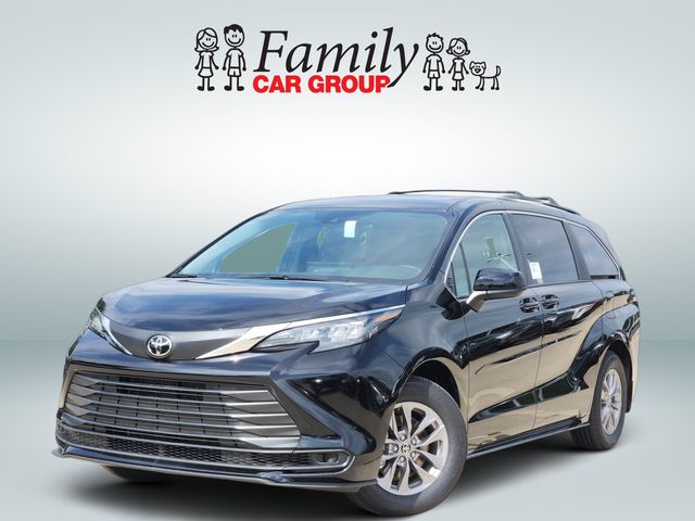 Midnight Black Metallic 2026 Toyota Sienna Minivan Front-Wheel Drive Continuously Variable Transmission