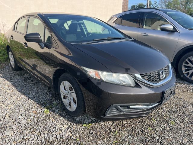 2014 Honda Civic LX Sedan Front-Wheel Drive Continuously Variable Transmission