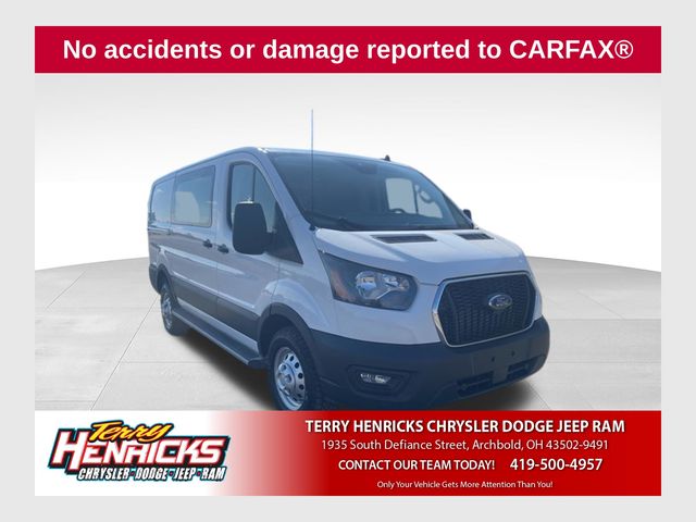 Oxford White 2023 Ford Transit Cargo Van All-Wheel Drive