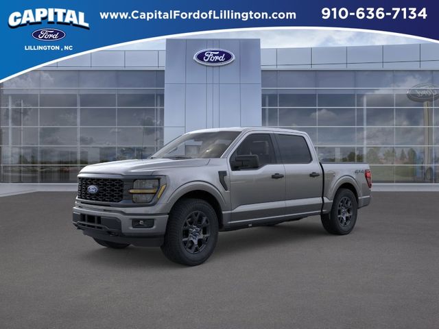 Gray Metallic 2026 Ford F-150 STX SuperCrew 4WD Pickup Truck Four-Wheel Drive Automatic