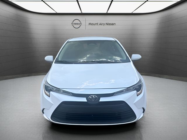 White 2024 Toyota Corolla Sedan Front-Wheel Drive Continuously Variable Transmission