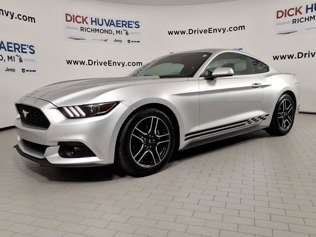 Ingot Silver 2016 Ford Mustang EcoBoost Coupe RWD Coupe Rear-Wheel Drive 6-Speed Automatic