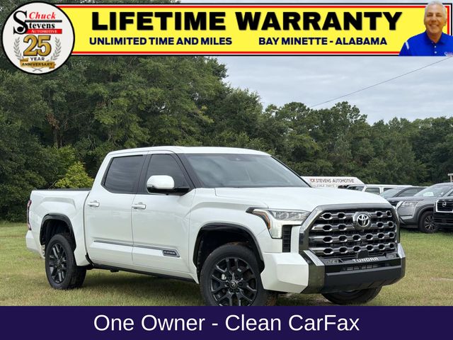 Pearl 2025 Toyota Tundra Pickup Truck Four-Wheel Drive Automatic