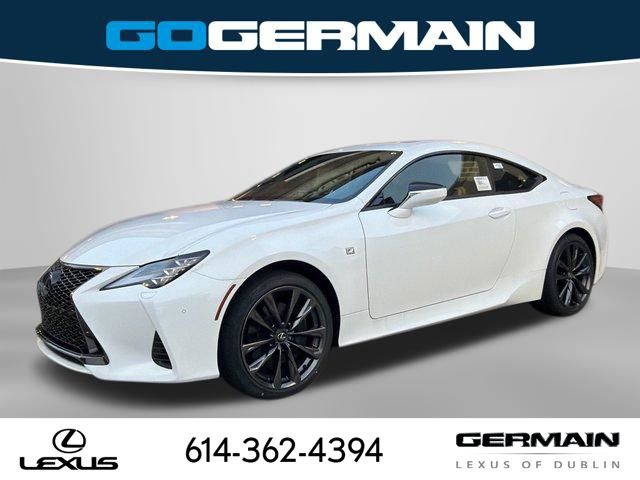 White 2025 Lexus RC 350 F Sport AWD Coupe All-Wheel Drive Automatic