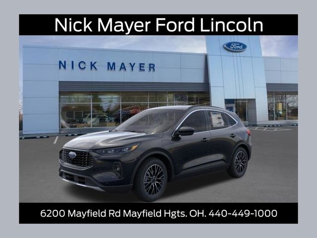Agate Black Metallic 2025 Ford Escape Hybrid Plug-in SUV / Crossover Front-Wheel Drive Continuously Variable Transmission