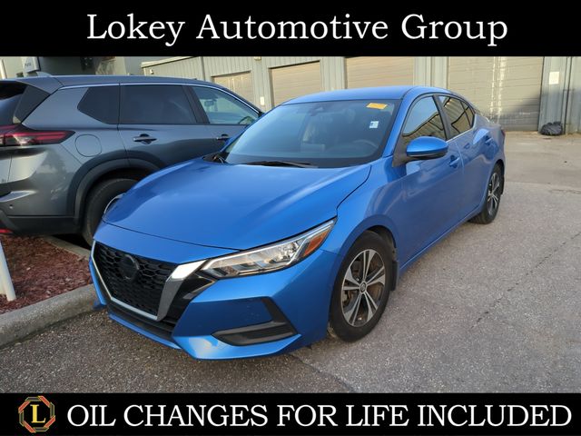 Electric Blue Metallic 2020 Nissan Sentra Sedan Front-Wheel Drive Continuously Variable Transmission