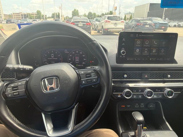 2022 Honda Civic Touring Blue at Bayshore Chrysler Jeep Dodge Ram