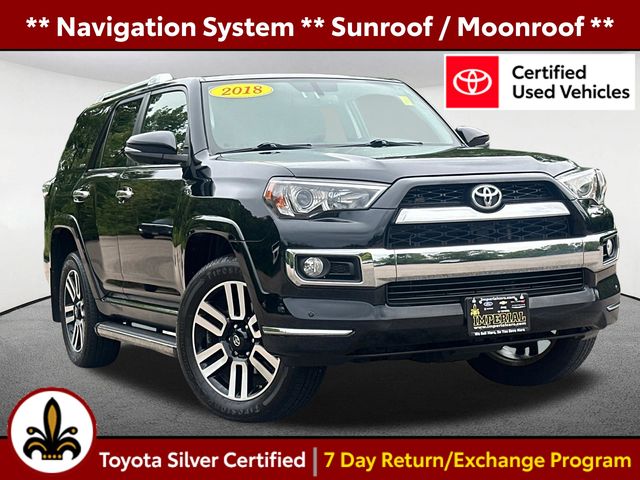 Midnight Black Metallic 2018 Toyota 4Runner SUV / Crossover All-Wheel Drive 5-Speed Automatic Overdrive