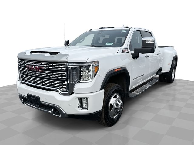 Summit White 2022 GMC Sierra 3500HD Denali Crew Cab 4WD Pickup Truck Four-Wheel Drive Automatic