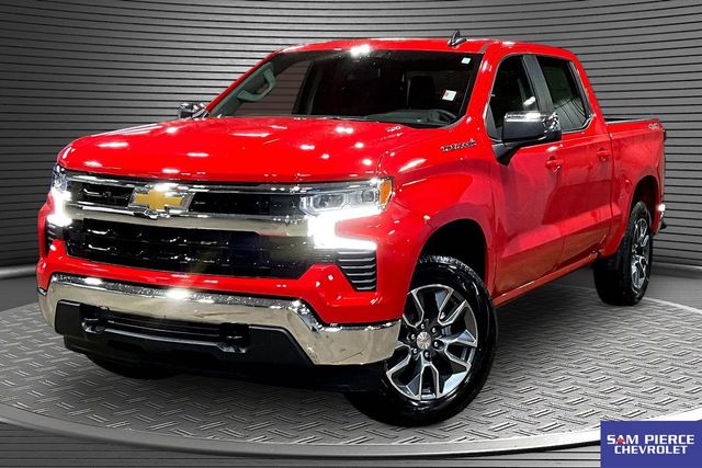 Red Hot 2026 Chevrolet Silverado 1500 Pickup Truck Four-Wheel Drive 8-Speed Automatic