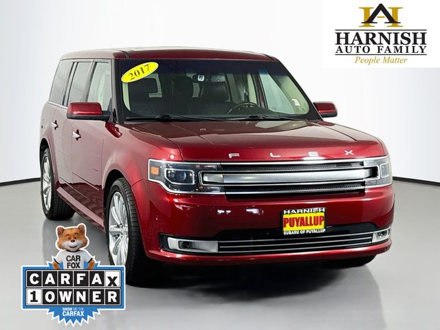 Ruby Red Metallic 2017 Ford Flex SUV / Crossover All-Wheel Drive 6-Speed Automatic