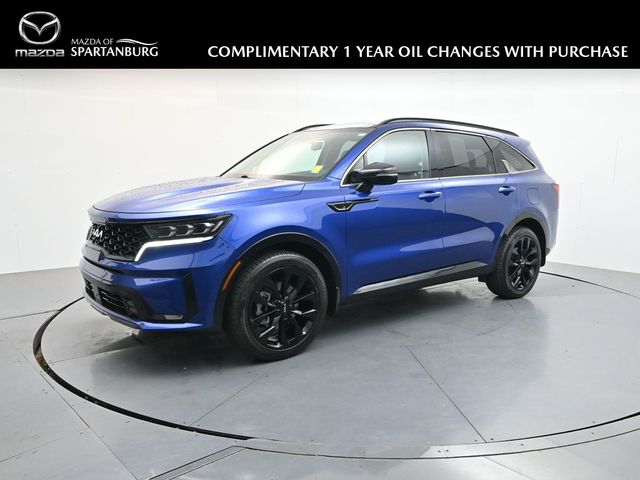 Sapphire Blue 2022 Kia Sorento SUV / Crossover Front-Wheel Drive 8-Speed Dual Clutch