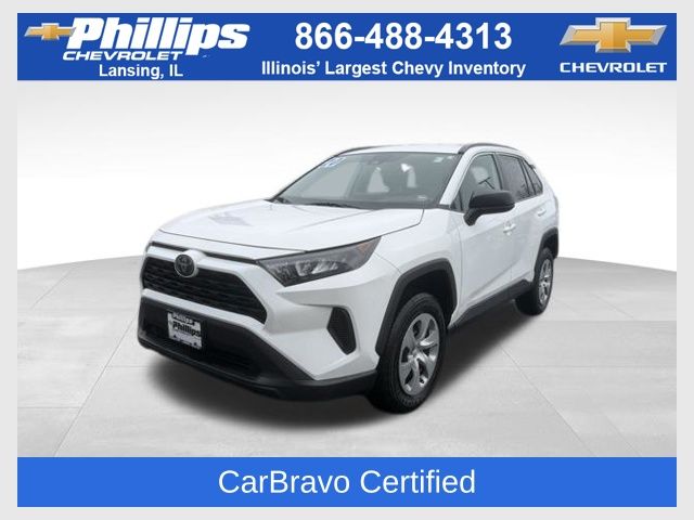 White 2020 Toyota RAV4 LE AWD SUV / Crossover All-Wheel Drive 8-Speed Automatic