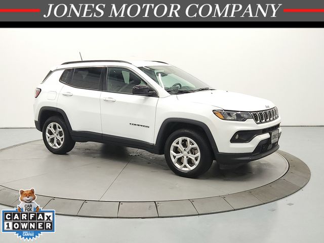 Bright White Clearcoat 2024 Jeep Compass SUV / Crossover Four-Wheel Drive 8-Speed Automatic