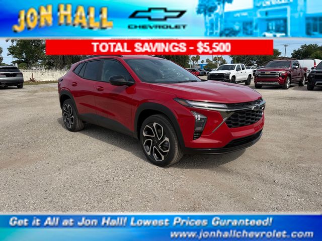 Apex Red 2026 Chevrolet Trax RS with 2RS FWD SUV / Crossover Front-Wheel Drive 6-Speed Automatic