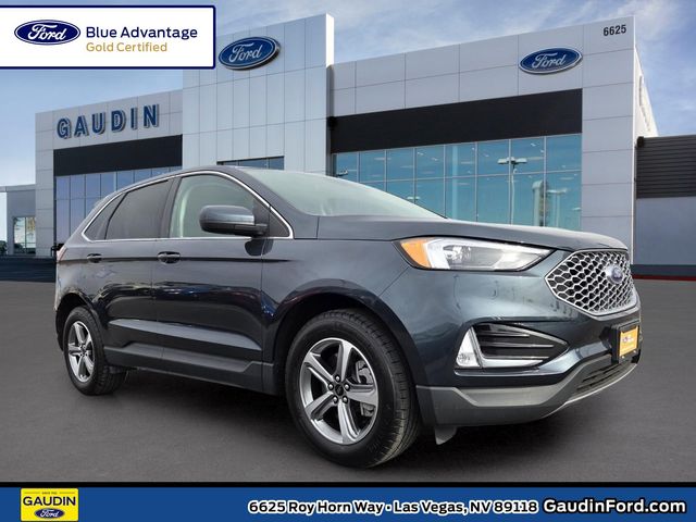 Blue Metallic 2023 Ford Edge SUV / Crossover All-Wheel Drive 8-Speed Automatic