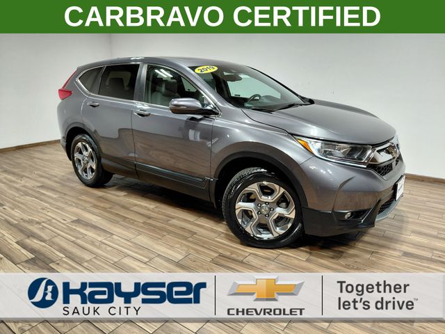 Gray (Modern Steel Metallic) 2019 Honda CR-V EX-L AWD SUV / Crossover All-Wheel Drive Continuously Variable Transmission