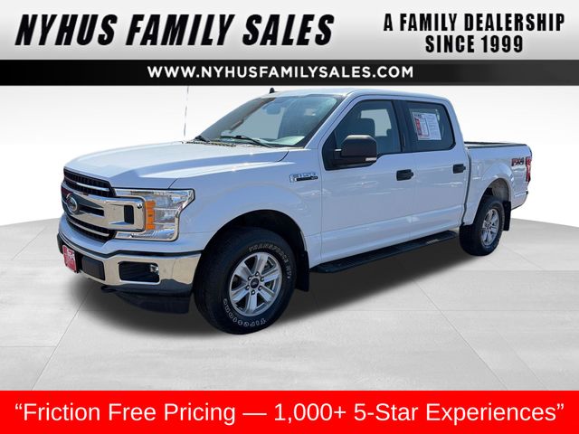 Oxford White 2019 Ford F-150 XLT SuperCrew 4WD Pickup Truck Four-Wheel Drive Automatic