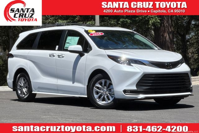Pearl 2026 Toyota Sienna Minivan Front-Wheel Drive Continuously Variable Transmission