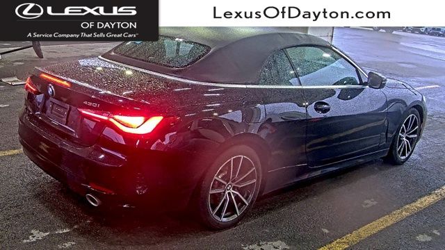 Black Sapphire Metallic 2025 BMW 4 Series 430i Convertible RWD Convertible Rear-Wheel Drive 8-Speed Automatic