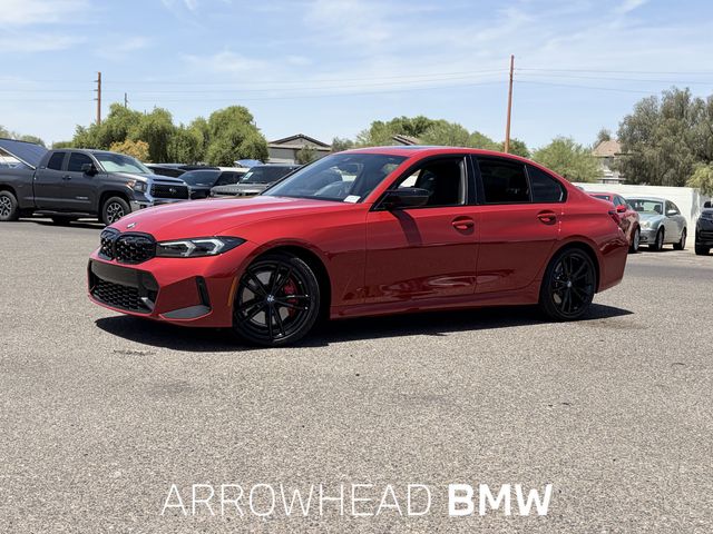 Melbourne Red Metallic 2024 BMW 3 Series M340i RWD Sedan Rear-Wheel Drive 8-Speed Automatic