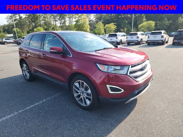 Red 2016 Ford Edge SUV / Crossover Front-Wheel Drive 6-Speed Automatic