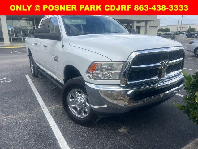 Bright White Clearcoat 2017 RAM 2500 SLT Crew Cab 4WD Pickup Truck Four-Wheel Drive 6-Speed Automatic