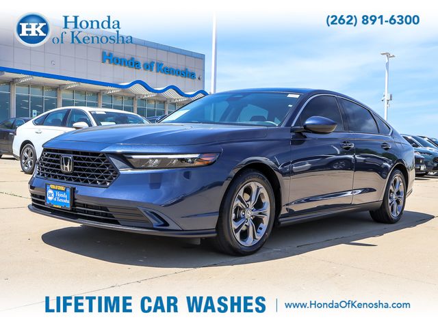 Canyon River Blue Metallic 2024 Honda Accord Sedan Front-Wheel Drive Continuously Variable Transmission