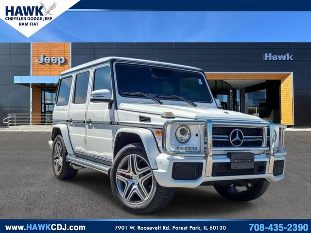Polar White 2016 Mercedes-Benz G-Class G 63 AMG 4MATIC SUV / Crossover All-Wheel Drive 7-Speed Automatic