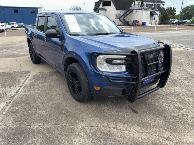 Atlas Blue Metallic 2024 Ford Maverick XL SuperCrew FWD Pickup Truck Front-Wheel Drive 8-Speed Automatic
