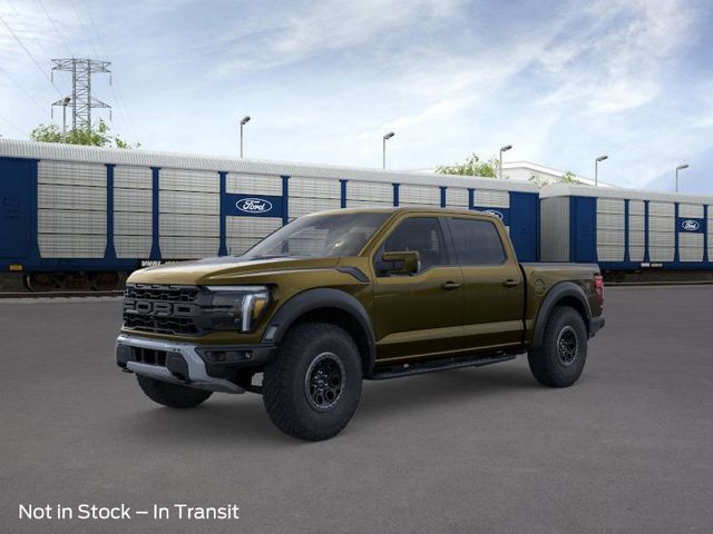 Green 2026 Ford F-150 Raptor SuperCrew 4WD Pickup Truck Four-Wheel Drive Automatic